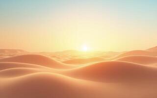 Peaceful soft sand and wave background with clear sky, minimal centered design emphasizing natural textures and calmness, perfect for spa, relaxation, or travel visuals photo