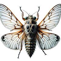 A large insect with wings and wings photo