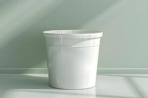 Discover the Versatile Uses of a White Plastic Container Ideal for Storage, Organization, and Creative Projects in Your Home. Explore its Functionality and Design. photo