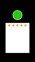 animation customer feedback with green screen profil and five stars for social media.4k vertical video