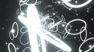 White Abstract Luminverse Background VJ Loop in 4K video