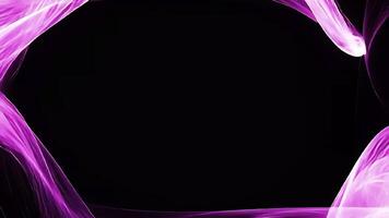 Light motion frame with neon pink flow video