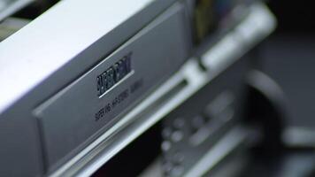 Ejecting a videotape in a vhs video