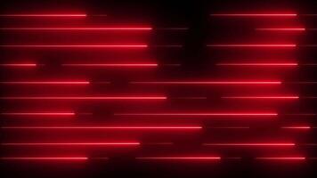 Abstract motion traffic fast, internet speed glowing horizontal lines animation isolated on black background video