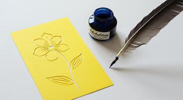 How to make a flower stamp photo
