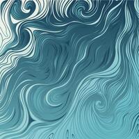 Turquoise Marble Fluid Texture Background. Trendy Abstract Liquid Ink Pattern with Swirls and Waves. Ideal for Branding, Packaging, Textile Design, and Elegant Graphic Projects vector