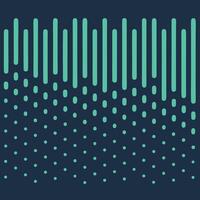 Abstract teal green lines dots pattern background vector