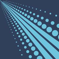 Abstract blue lines dotted background design vector