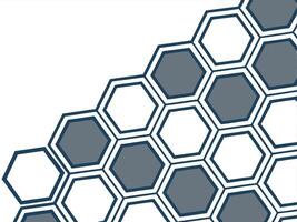 Abstract hexagon pattern geometric background vector