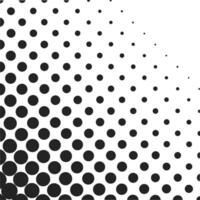 Abstract black and white dotted pattern background design vector