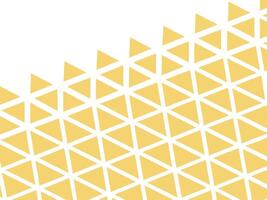 Abstract yellow triangle geometric pattern vector