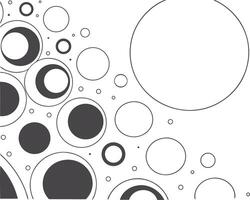 Abstract geometric circle pattern background vector