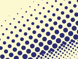 Abstract blue circles dotted pattern background design vector