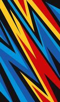 Dynamic Sports Jersey Design with Abstract Geometric Pattern vector