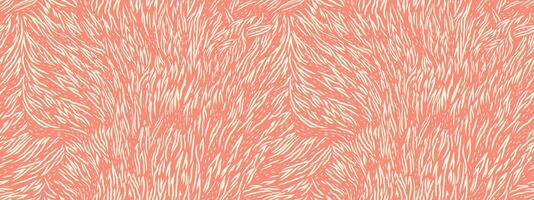 Seamless abstract pattern resembling animal fur or zebra stripes on a orange background. Print bi color for textiles, modern graphic designs. Bold contrast for stylish and artistic projects vector