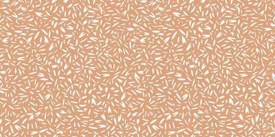 Seamless abstract pattern with beige background and scattered organic strokes. Plain minimalist print for fabric, gift wrapping, stationery, home decor, and modern digital designs. vector