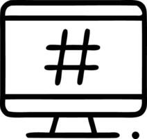 Social Media Icons Set Generic Network Symbols and Design Elements vector