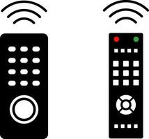 Tv remote icon. Home technology icons. buttons and circular pad. Security System. Wireless Technology. Consumer Electronics Icon vector