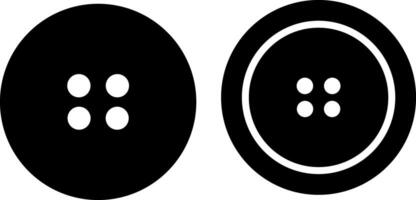 cloth button. Sewing buttons. sewing tool for atelier. each on is shot separately vector