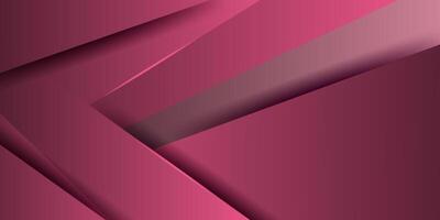 Abstract geometric square pattern in pink color overlapping with shadow. Realistic banner background. Eps10 vector