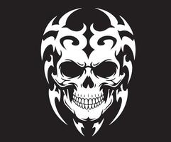 A unique skull design composed of assorted shapes. vector