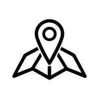 Map Icon. Location Point Illustration On Map. vector