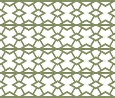 Geometric seamless pattern isolated on white background vector