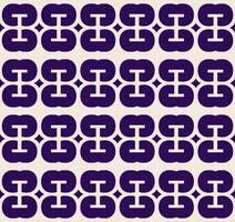 repeatable geometric pattern design with simple abstract shapes in retro style vector