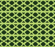 Geometric green seamless pattern with diamonds and rectangle abstract background design vector