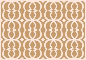 Abstract repeatable pattern with simple geometric shapes in brown and beige vector