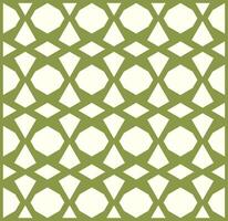 Geometric olive green and white seamless pattern background design vector