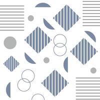 BModern Geometric Pattern Background with Striped Rhombus and Minimal Shapes vector