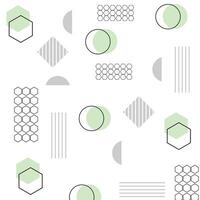 Minimalist Abstract Geometric Pattern Background in Pastel Tones vector