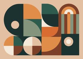 Abstract background in geometric shape vector