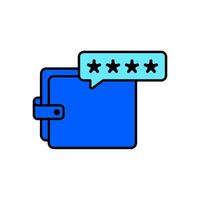 Icon a password isolated against a clean background vector