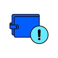 Icon a warning, isolated against a clean background vector