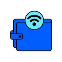Icon a connect, isolated against a clean background vector