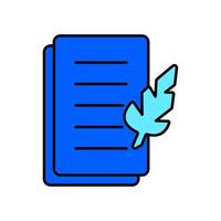 Icon a script vector