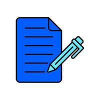 Icon a edit isolated against a clean background vector