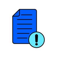 Icon a warning isolated against a clean background vector