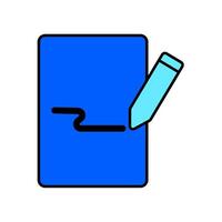 Icon a draw, isolated against a clean background. vector