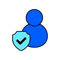 Icon a integrity, isolated against a clean background. vector
