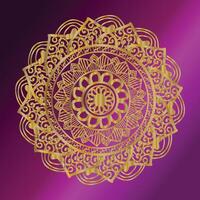 Mandala background in lineal style vector
