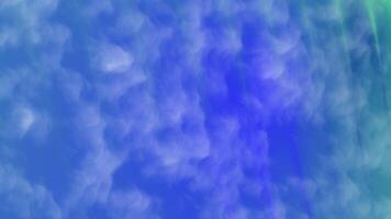Blue and white sky with fluffy clouds, perfect for backgrounds, web design, naturethemed projects, relaxation apps, and inspirational content video