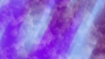 Cloudlike swirls in dreamy purple and blue, ideal for backgrounds in presentations, websites, or social media posts needing a calming touch. video