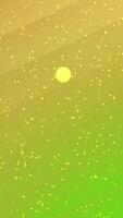 Yellow circle pops against vibrant green and yellow backdrop, great for web design, branding, or abstract concepts in graphic design. video