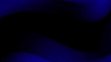 Dark abstract background with smooth flowing blue waves, perfect for futuristic, minimal, and elegant digital design concepts. video