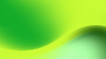 Vibrant green and yellow gradient abstract background with soft flowing curves, ideal for eco friendly, nature inspired, and modern design projects. video