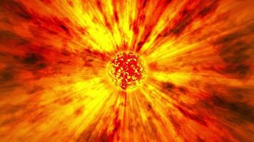 Sun Inferno with Rays video