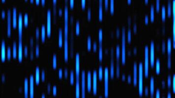 Blue Neon Falling Lines in Futuristic Digital Sci-Fi Seamless Loop Animation video